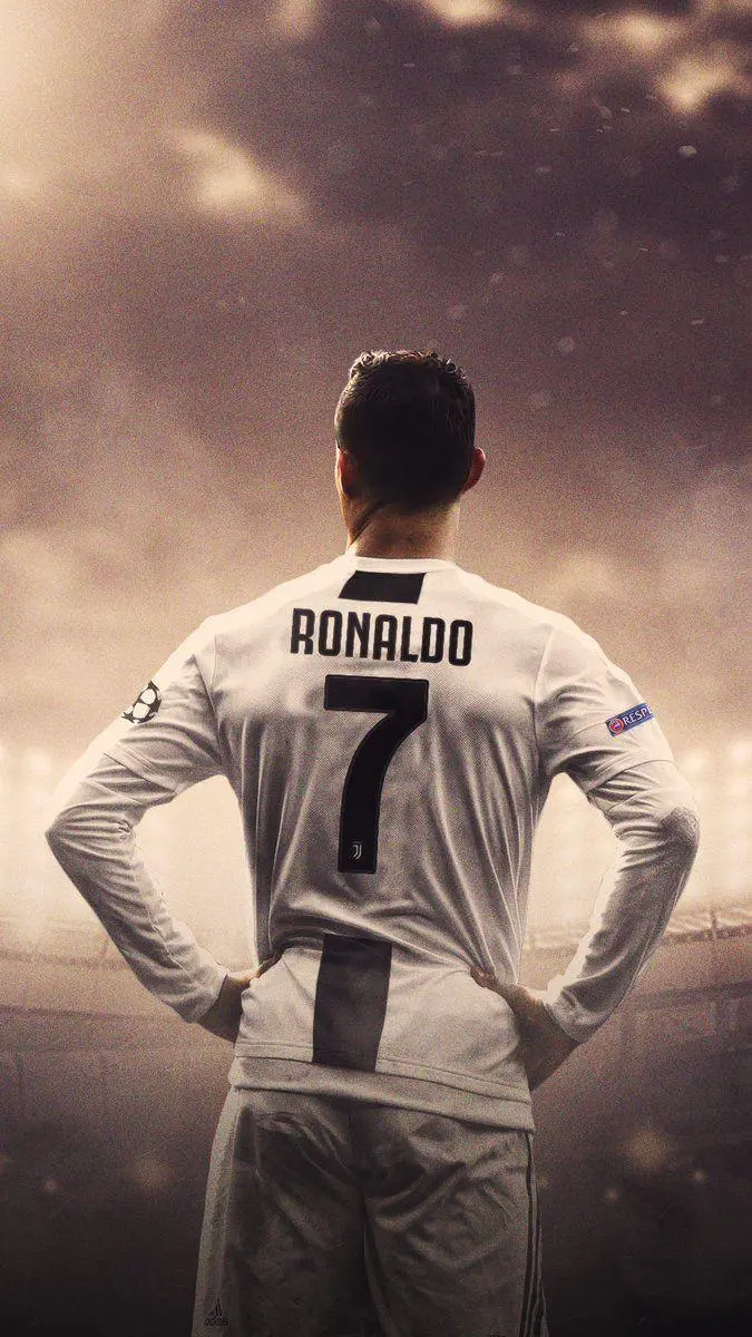 Premium Cristiano Ronaldo HD Wallpaper With Stadium Lights