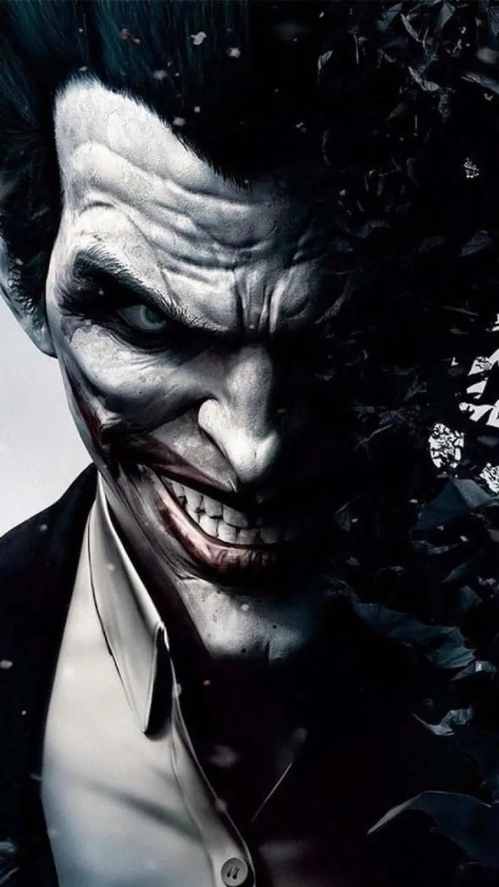 Scary Joker Photo With Terrifying Expressions