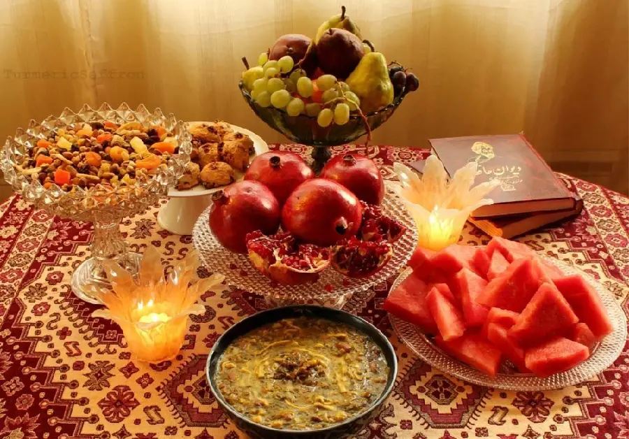 Yalda night table arrangement traditional style