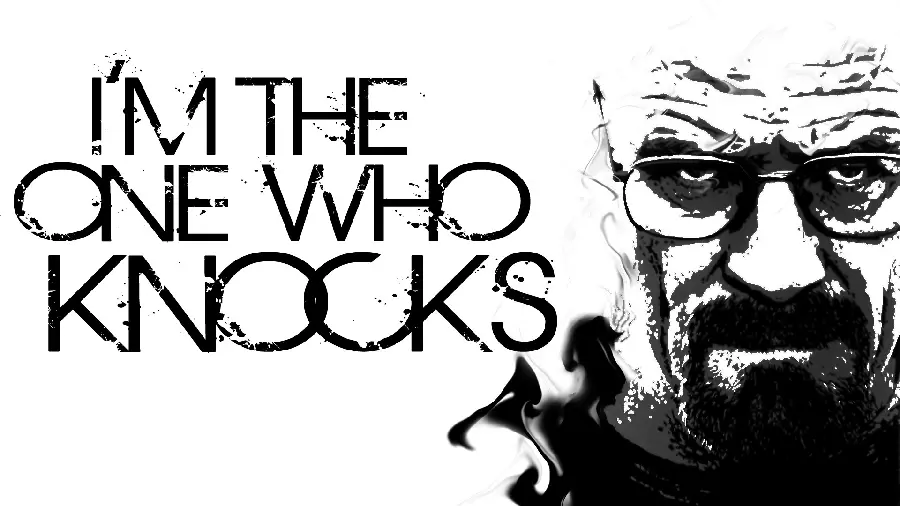 Walter White Cool Photo as Heisenberg