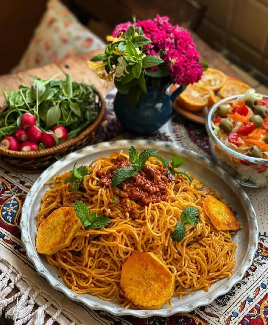 Delightful Image of Macaroni with Ground Meat