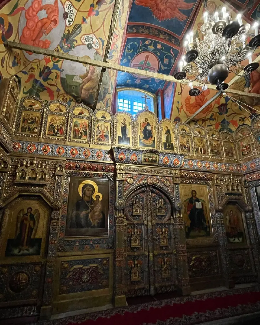 Saint Basil's Cathedral Interior Details and Ornamentation
