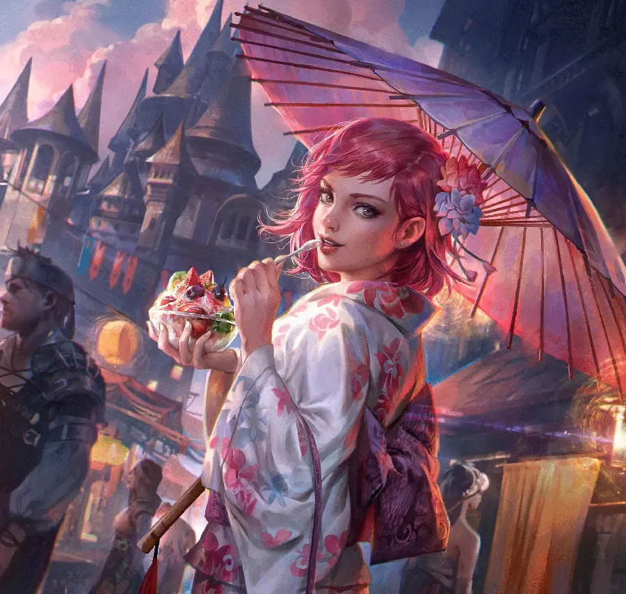 Attractive Fantasy Girl Image for Profile Backgrounds