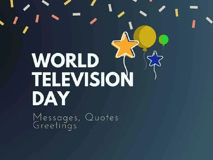 World Television Day Greeting With Broadcast Theme