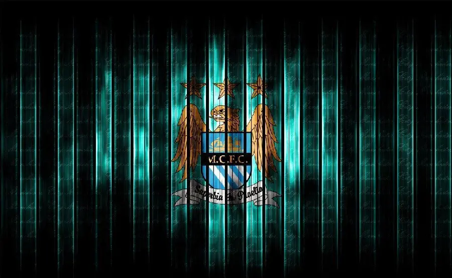 Manchester City FC Logo Wallpaper for Background