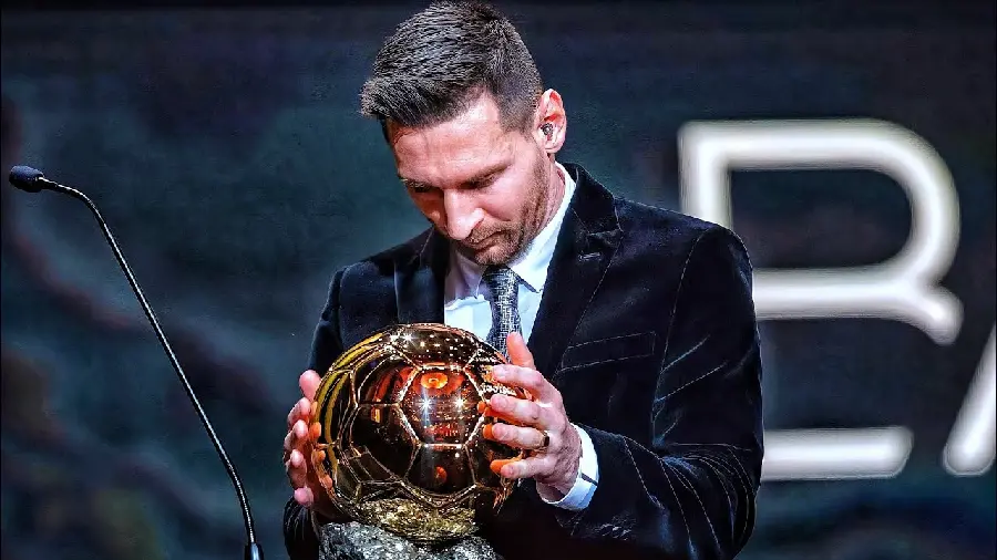 Lionel Messi At 2021 Ballon dOr Ceremony In Paris France
