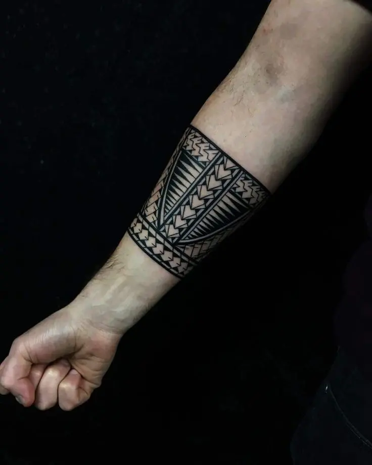 Unique Forearm Tattoo Idea With Compass Design