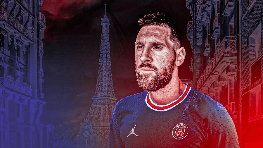 Lionel Messi PSG Wallpaper From Paris Saint-Germain Era