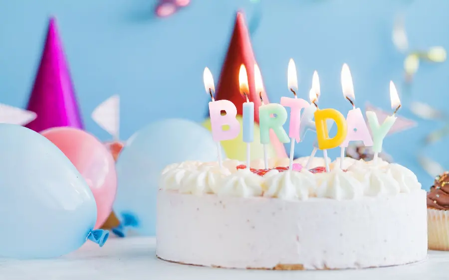 Stylish and Beautiful Birthday Cake Photo for 4K Wishes