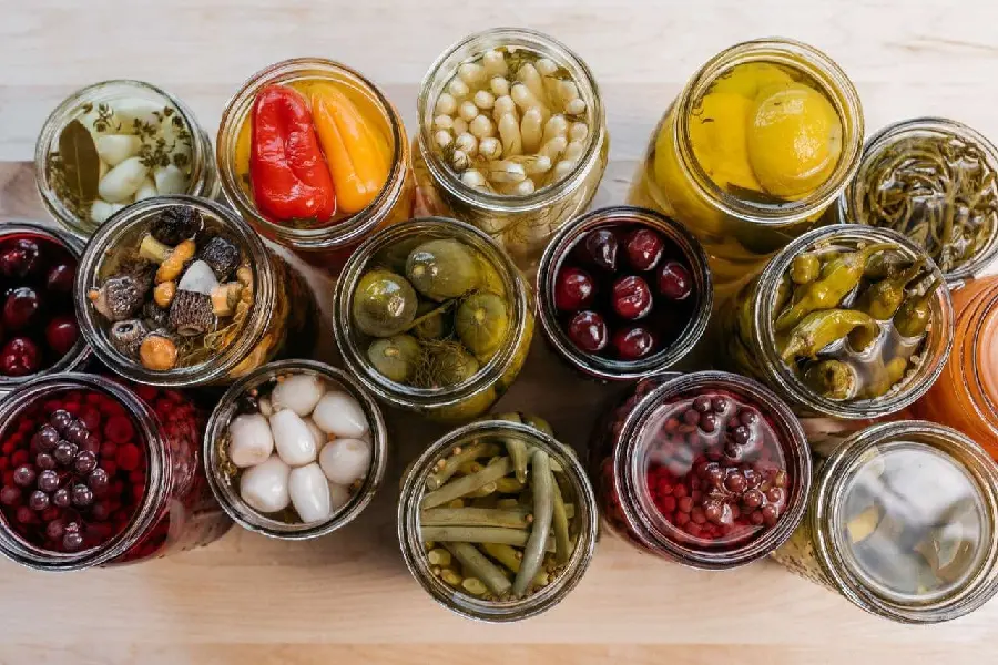 HD image of colorful local pickles varieties in premium quality