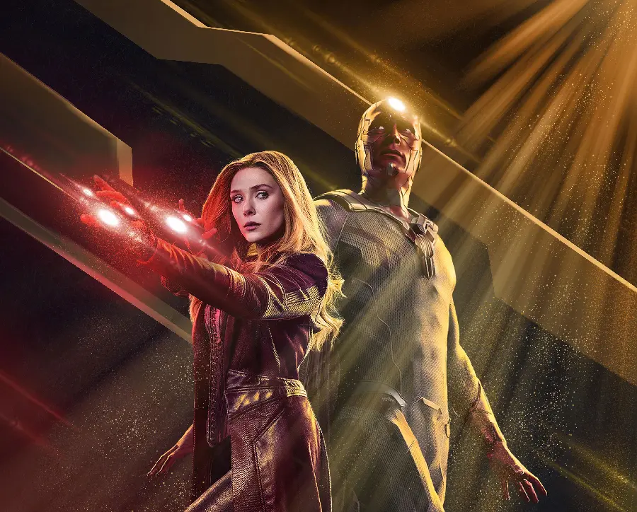 Exciting WandaVision TV Series Photo from 2021 American Production