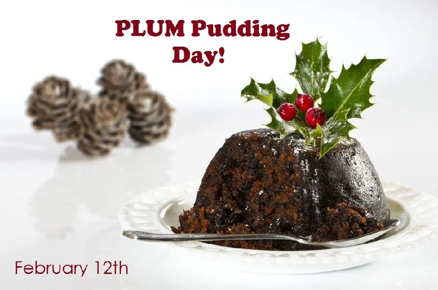 National Plum Pudding Day quote photo for profile pictures