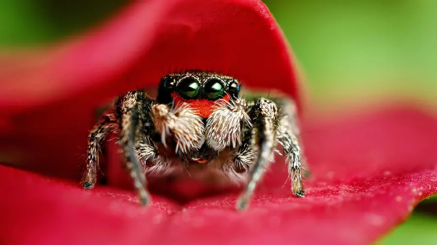 Hunter Spider Photo Captured in Its Natural Habitat