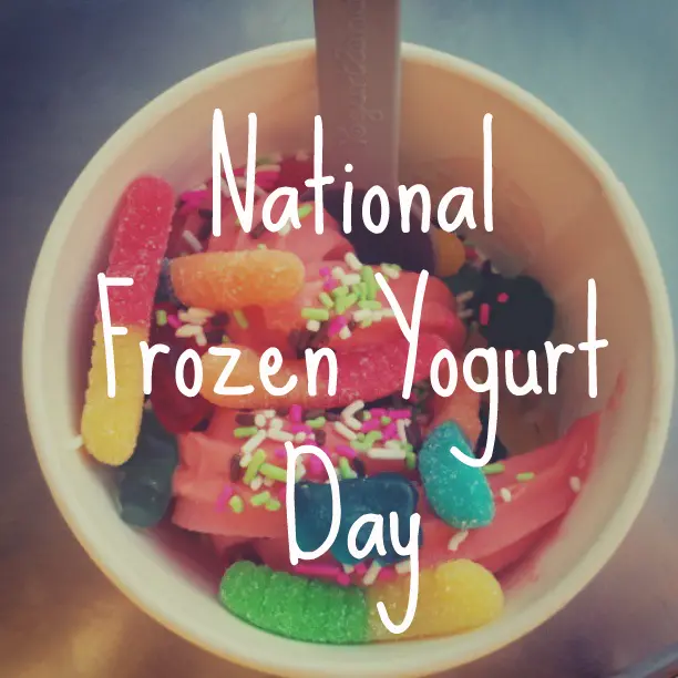 Frozen Yogurt Text Image Suitable for Any Meal Occasion
