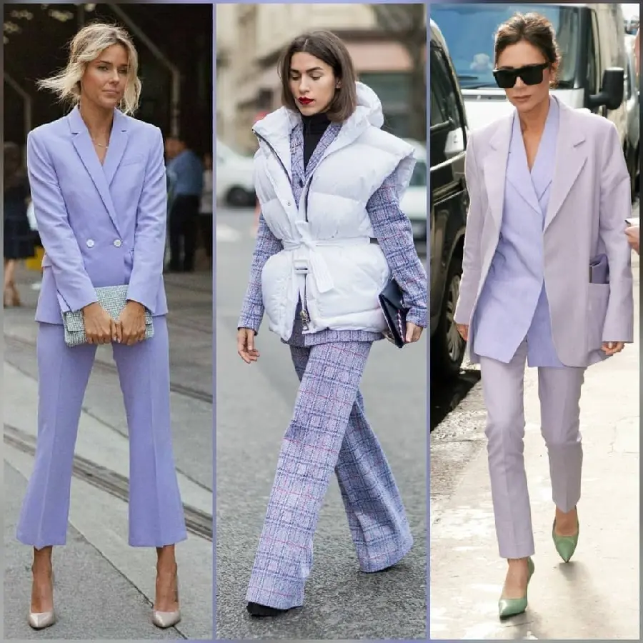 Very Peri Color in Celebrity Fashion