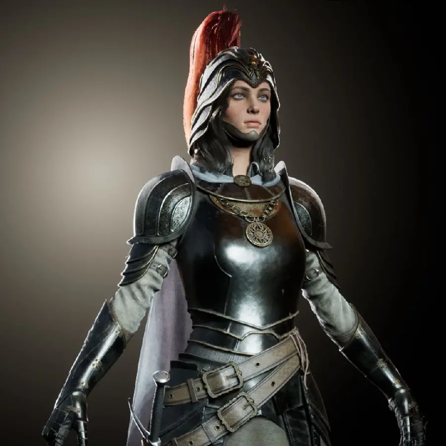Anime Warrior Girl Profile Picture HD