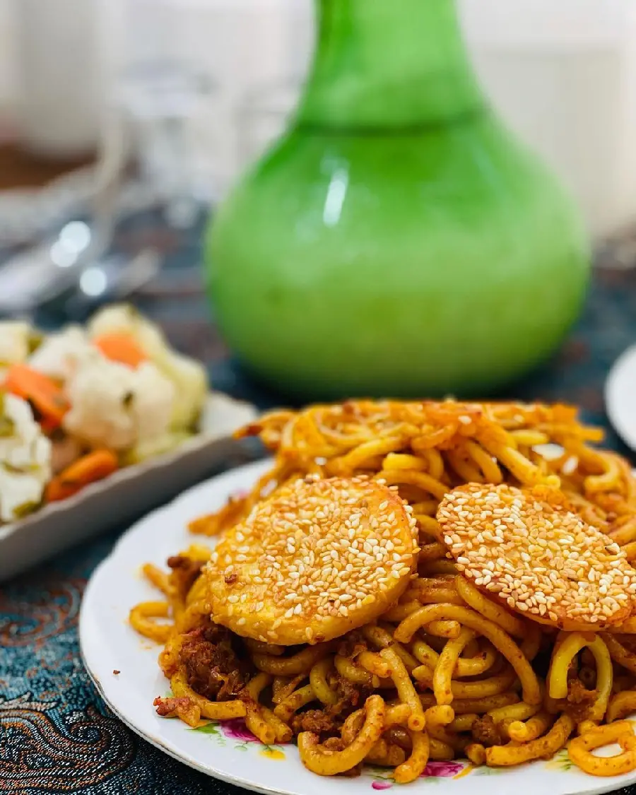 Image of Elegant Plated Macaroni with Crispy Bottom Layer