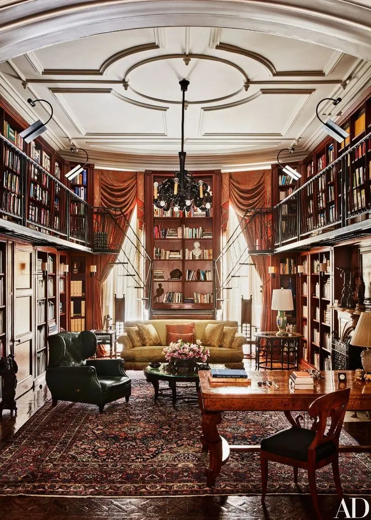 Luxury Large Library Decor