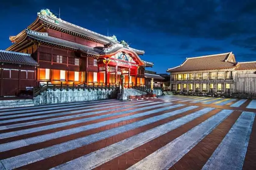 Shurijo Castle in Okinawa Japan