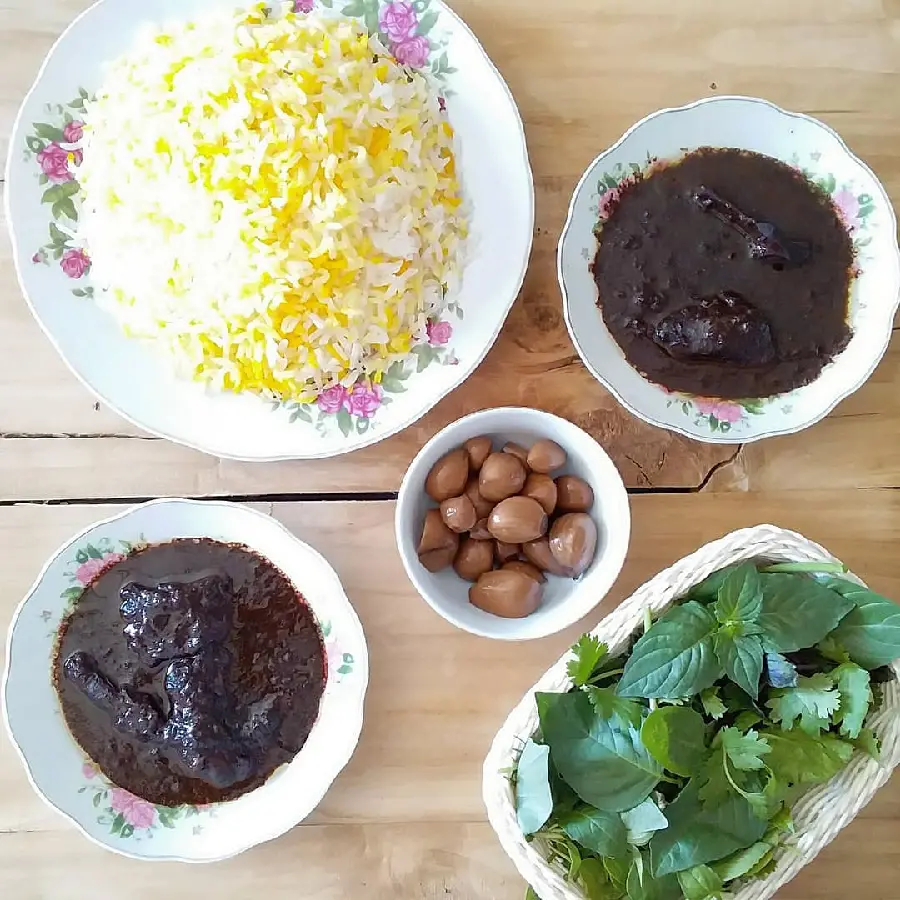 Delicious Fesenjan stew photo