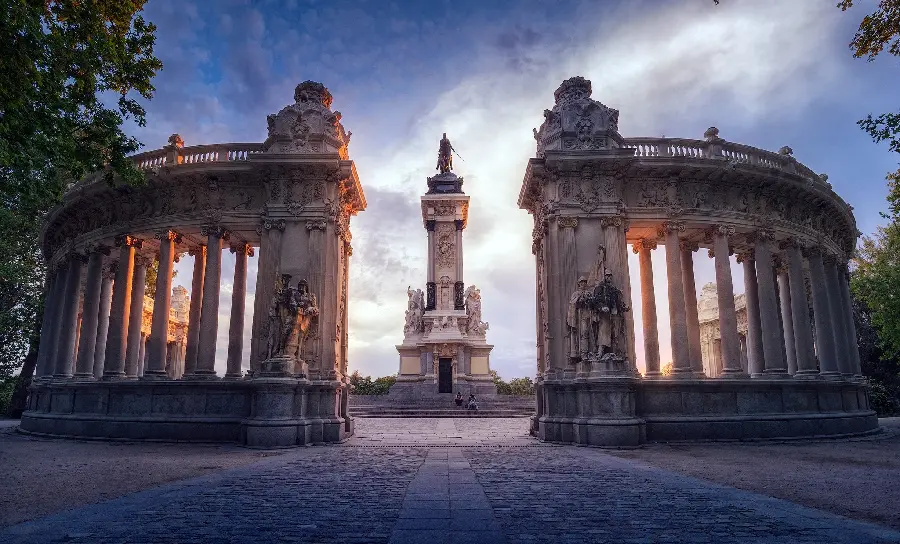 Buen Retiro Park Madrid wallpaper HD