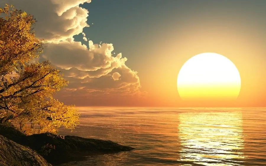 High quality sun photo