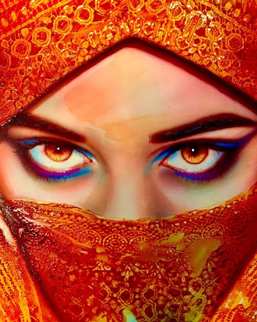 Attractive hijab girl profile picture in excellent quality