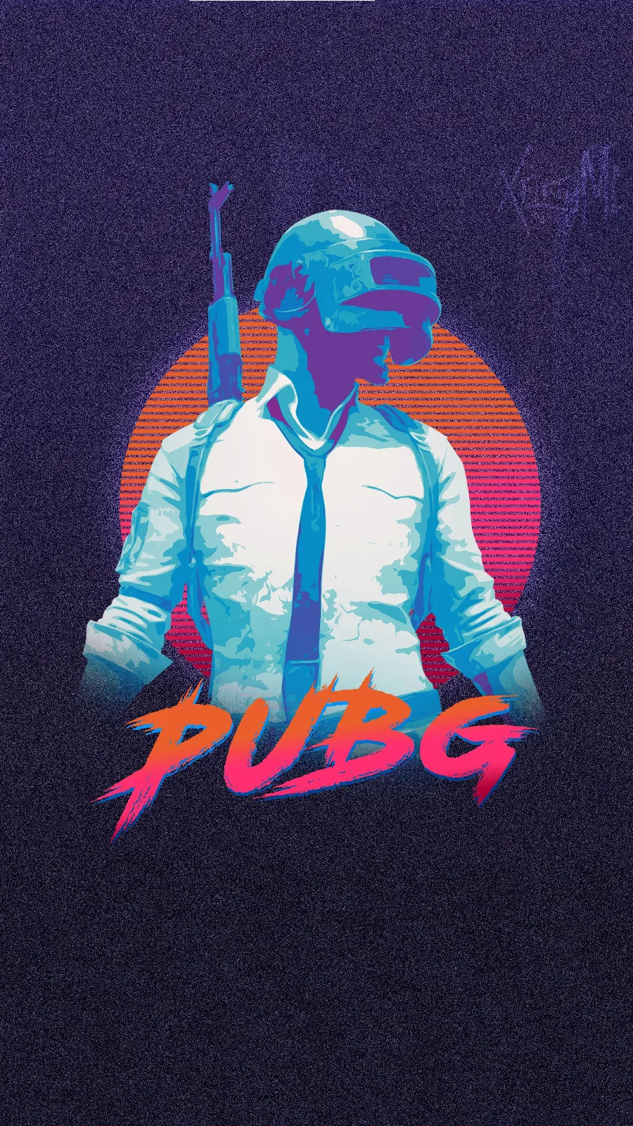 HD wallpaper of popular PUBG character for mobile phones