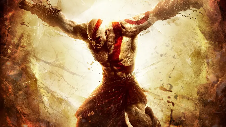 Chained Kratos God of War Wallpaper