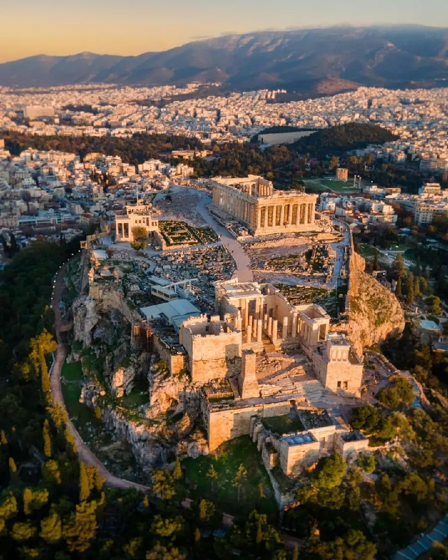 Ancient Acropolis Athens city photo