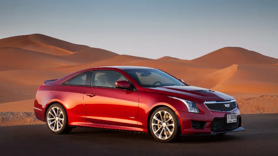 Cadillac ATS V Coupe American sports car photo premium