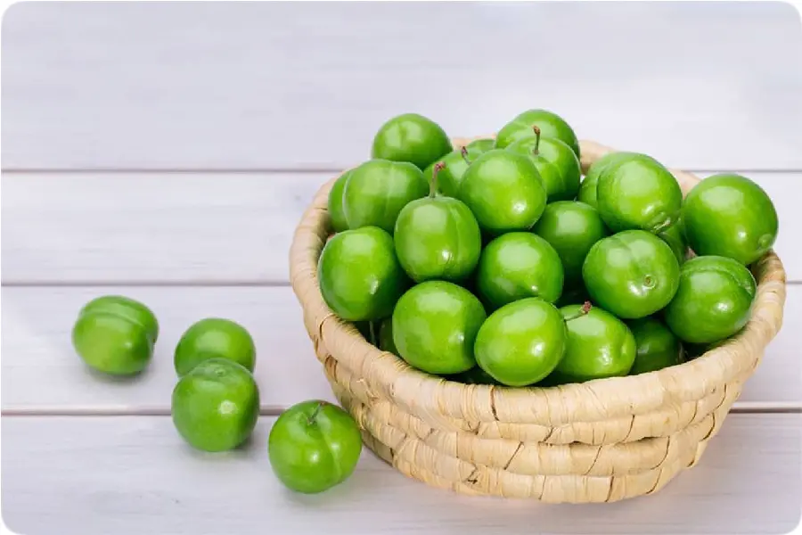 Photo and wallpaper of sour green plum with benefits in high quality