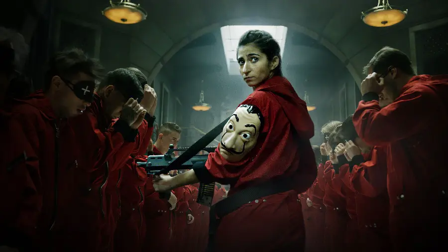 Female cast Money Heist wallpapers HD quality