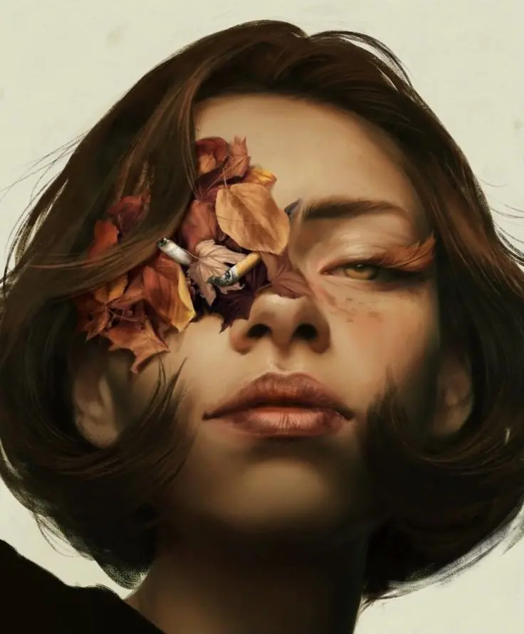 Luxury Stylish Sad Girl Profile Picture Without Text