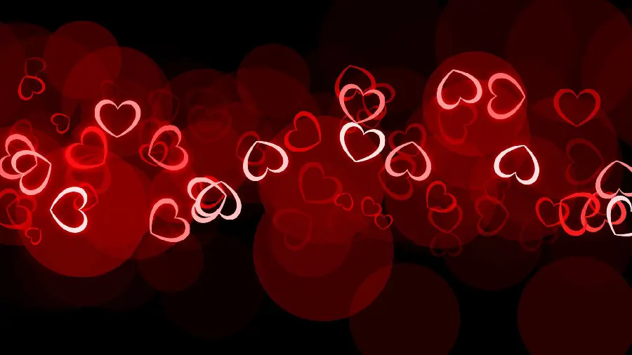 Luxury Red Hearts Wallpaper for Mobile - Elegant Design