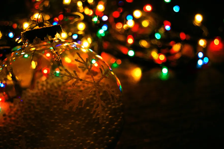 Christmas tree ornament wallpaper in HD quality