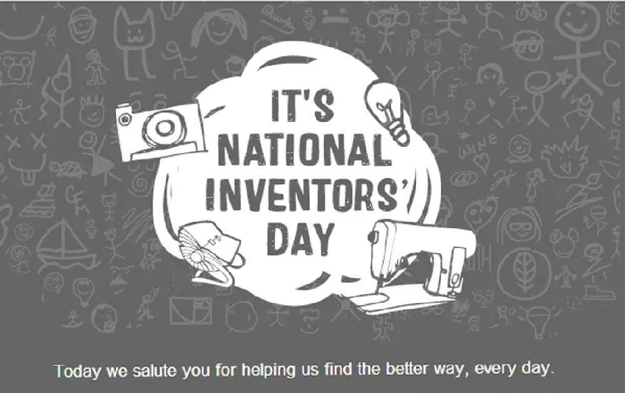 World Inventors Day quote photo for social media profile