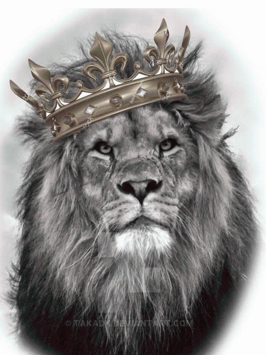 Lion and Crown Artistic Profile Picture