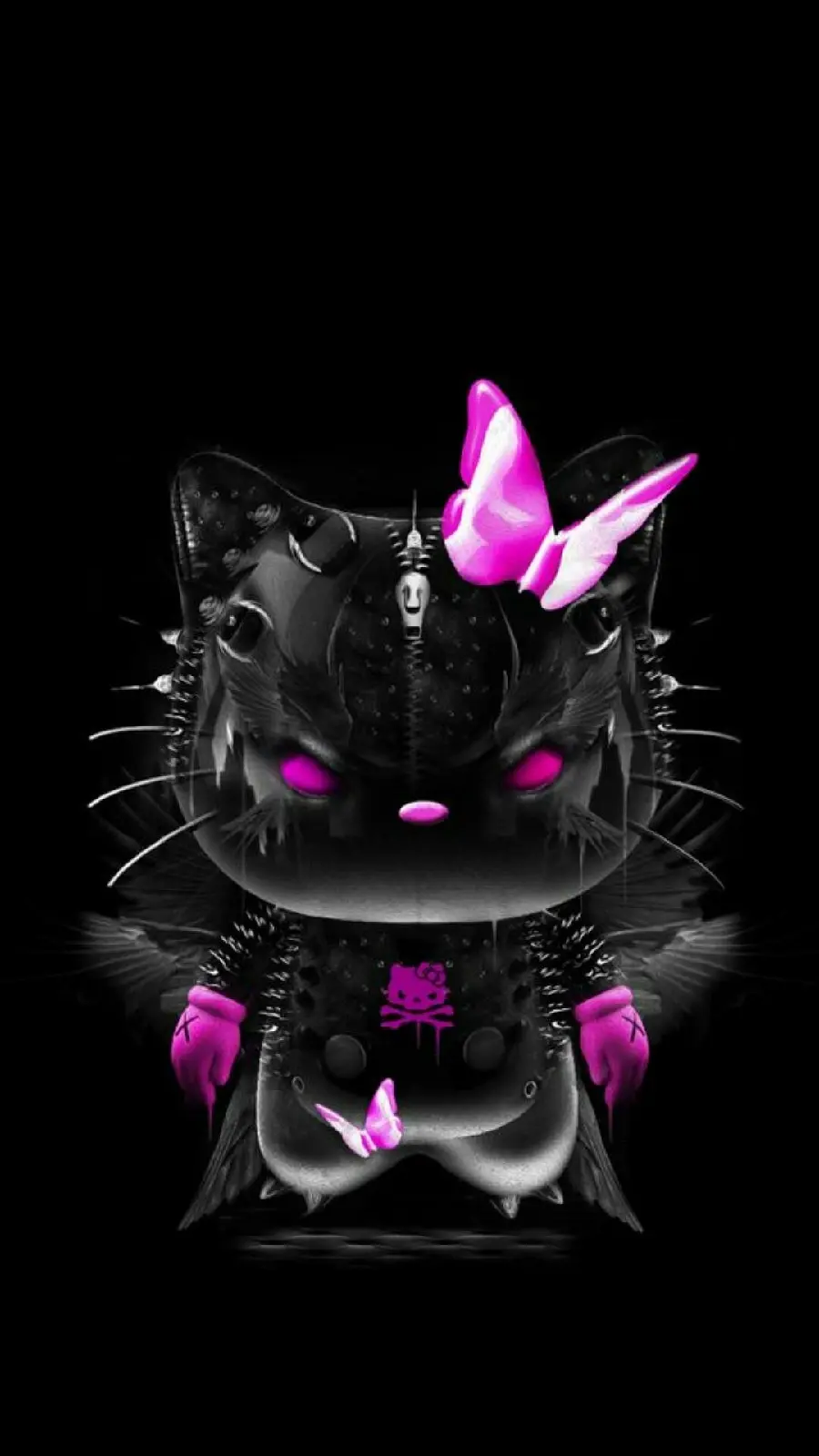 Best Quality Black and Pink Background