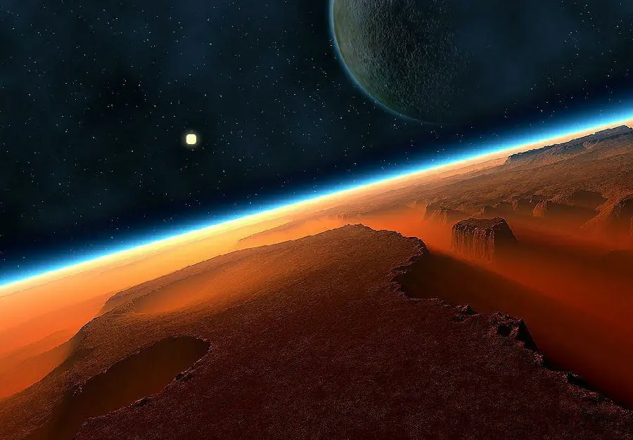 Mars planet surface photo HD quality