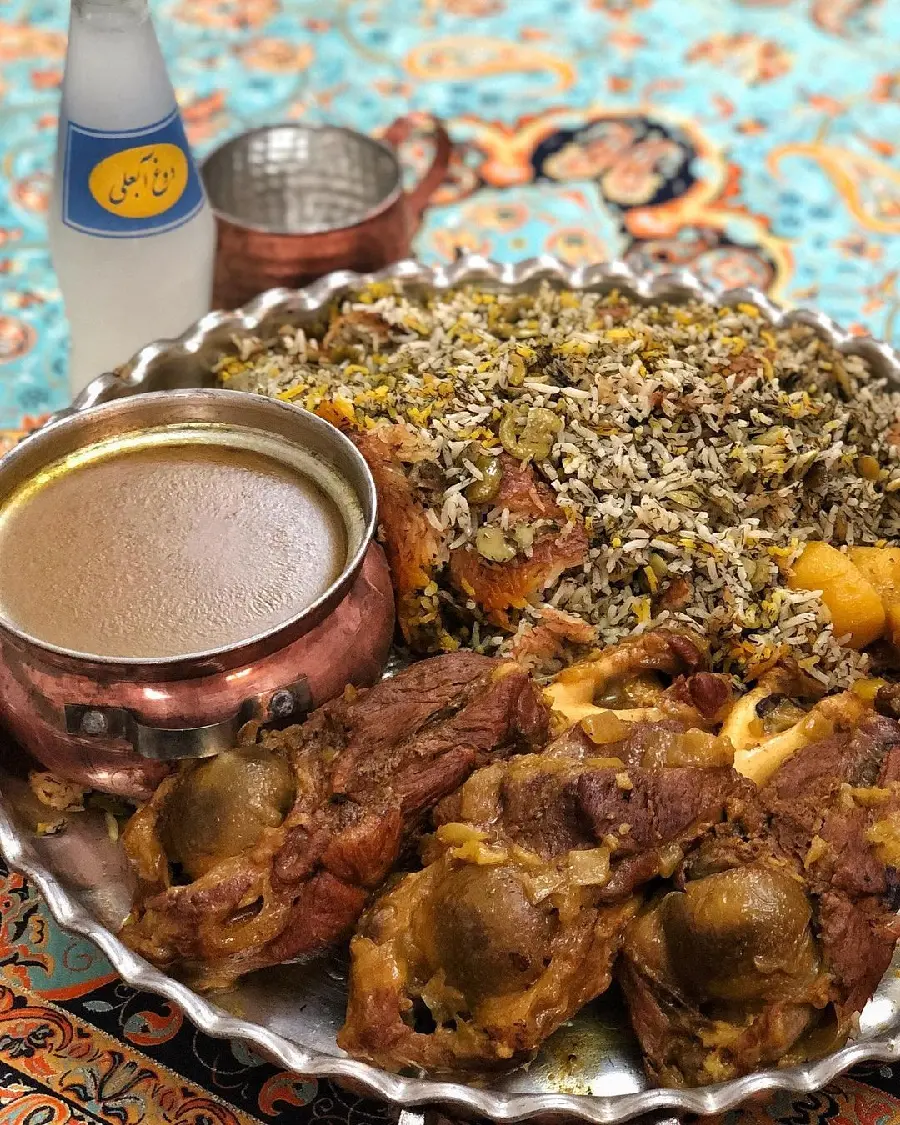 High Quality Baghali Polo With Beef Shank Photo