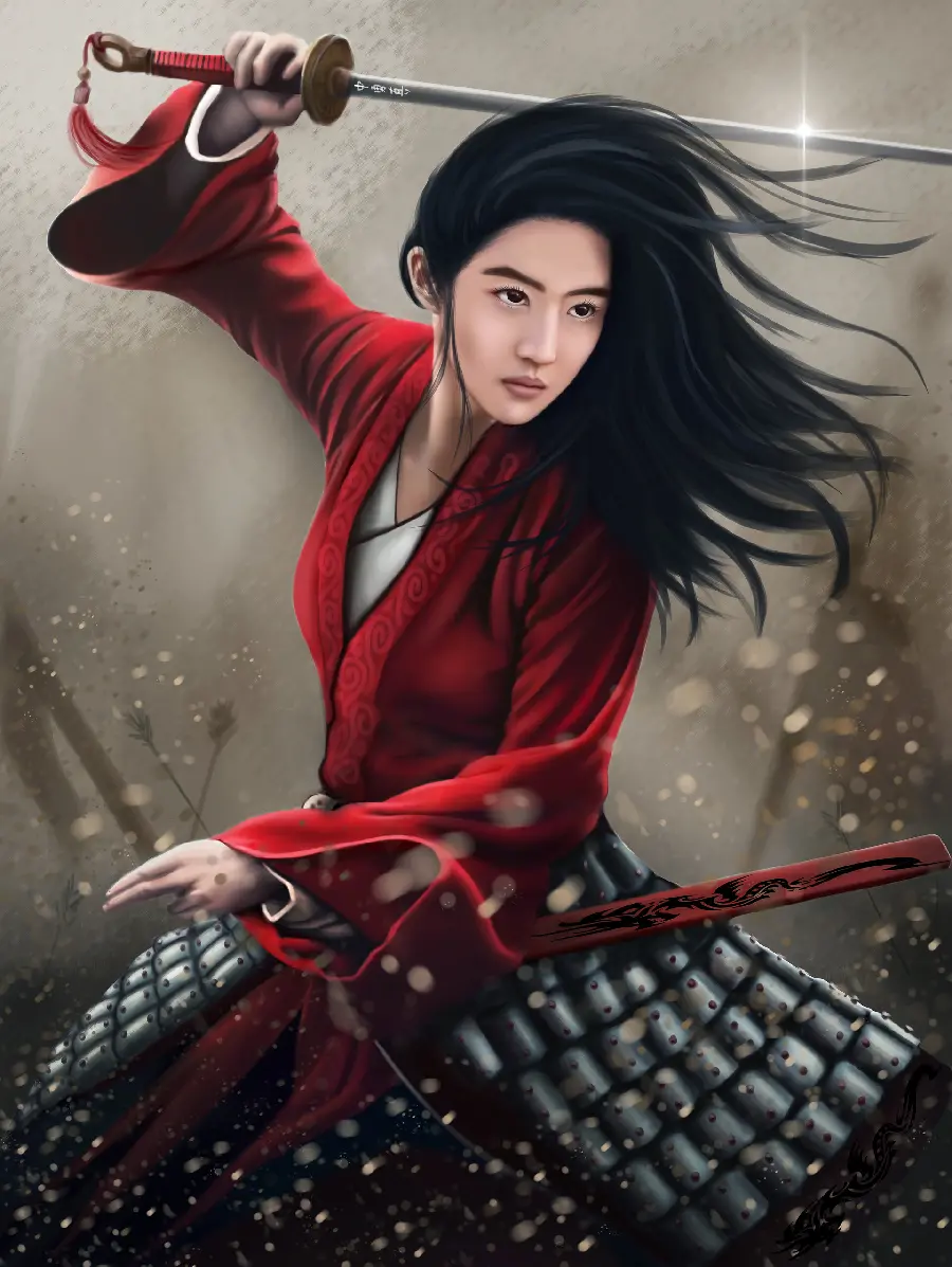 Chinese Warrior Girl HD Quality Photo
