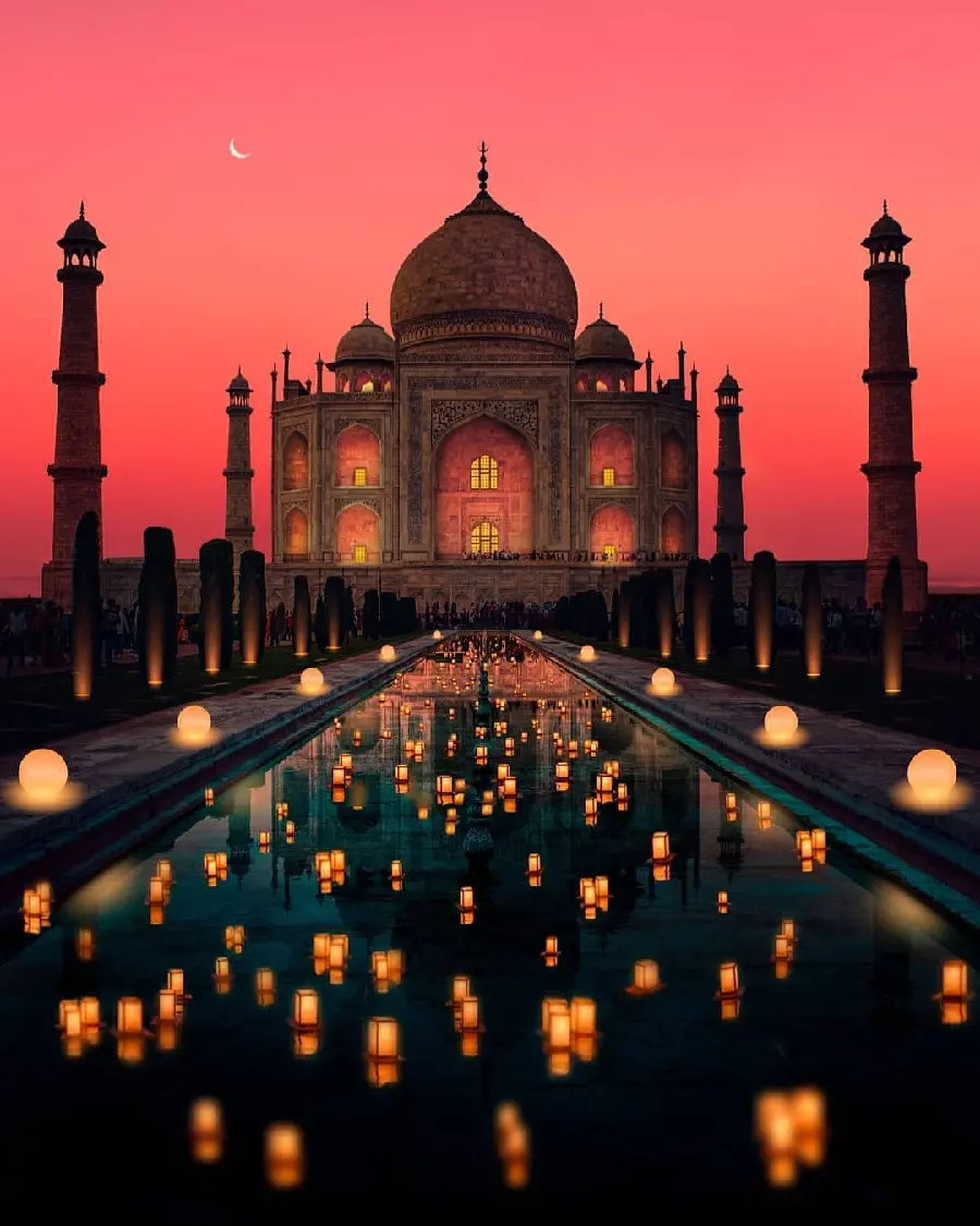 Taj Mahal in India photography