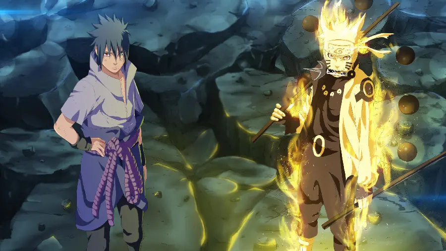 Download Naruto And Sasuke Image With Rivalry Theme