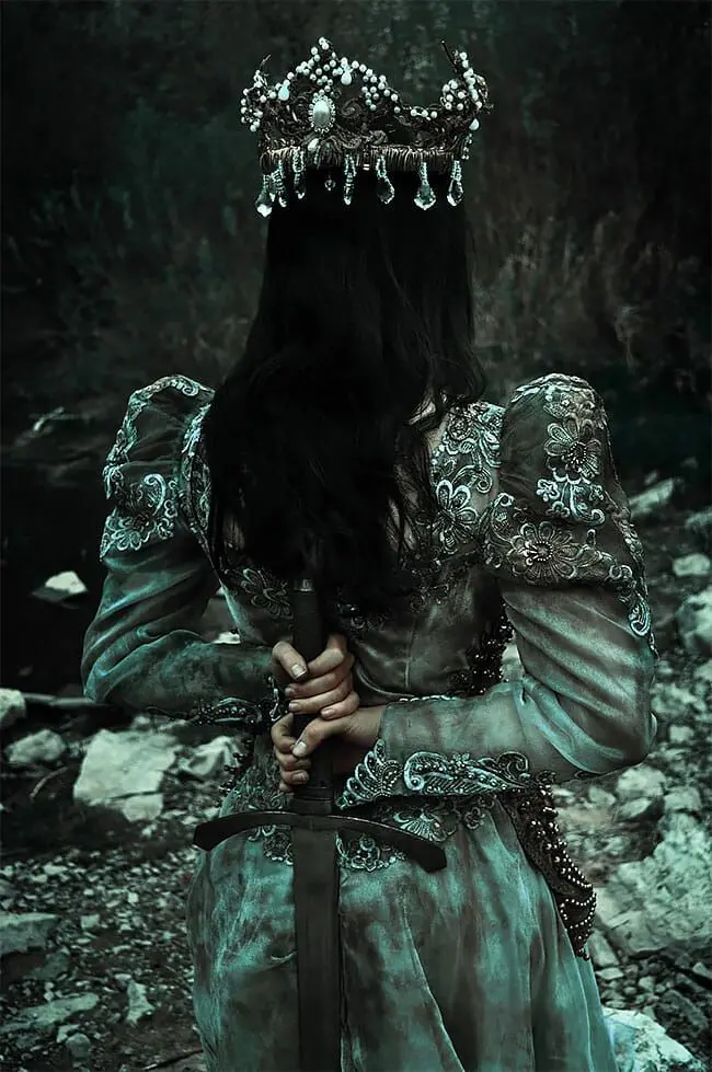 Fearless ruthless warrior princess photo for profile with best quality