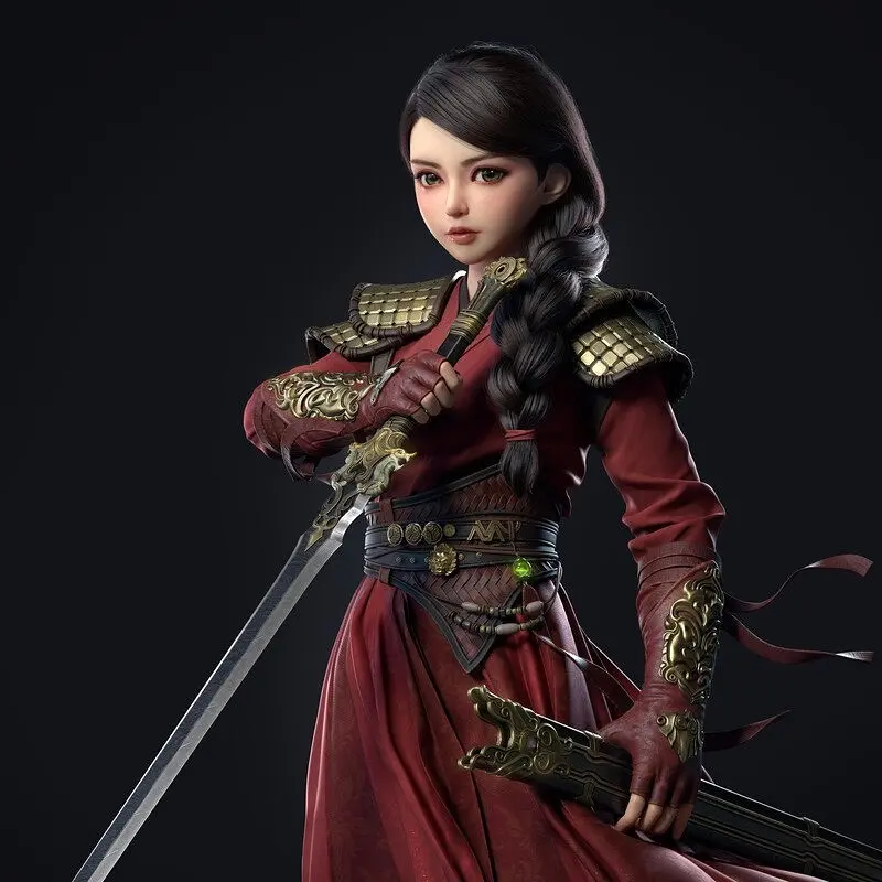 Strong Anime Girl Image HD Quality