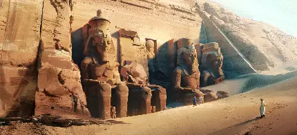 Abu Simbel Temple Background Images from Egypt