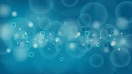 Attractive blue bubbles background for screens high quality image