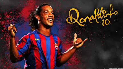 Ronaldinho FIFA World Player of the Year 2004 and 2005 photo