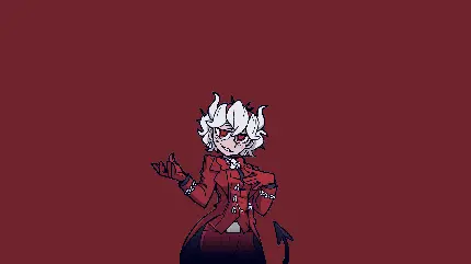 Devil Girl Wallpaper with Dark Red Background - HD Quality